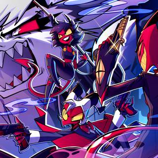 Helluva Boss characters wallpaper