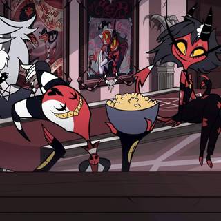 Helluva Boss characters wallpaper