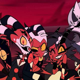 Helluva Boss characters wallpaper