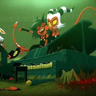 Helluva Boss characters wallpaper