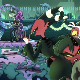 Helluva Boss characters wallpaper