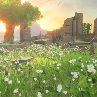 Zelda landscape wallpaper