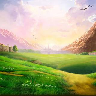 Zelda landscape wallpaper