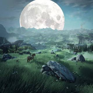 Zelda landscape wallpaper