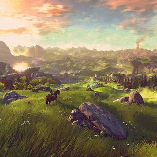 Zelda landscape wallpaper