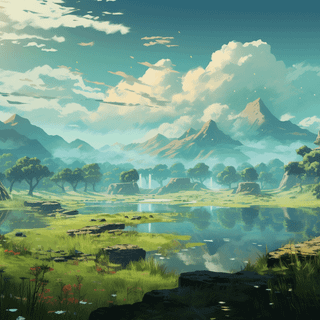 Zelda landscape wallpaper