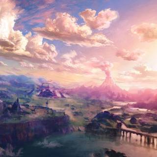 Zelda landscape wallpaper