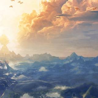 Zelda landscape wallpaper