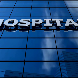 Hospital building wallpaper