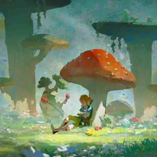 Zelda landscape wallpaper