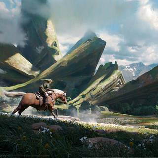 Zelda landscape wallpaper
