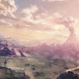 Zelda landscape wallpaper