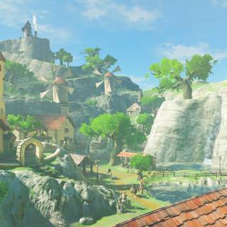 Zelda landscape wallpaper