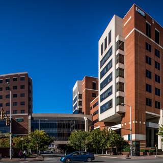Hospital building wallpaper