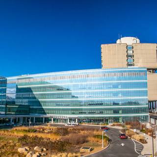 Hospital building wallpaper