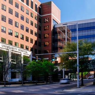 Hospital building wallpaper