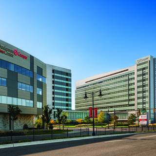 Hospital building wallpaper