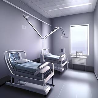 Hospital furniture wallpaper