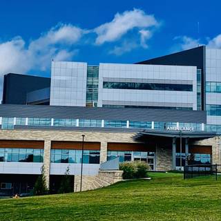 Hospital building wallpaper