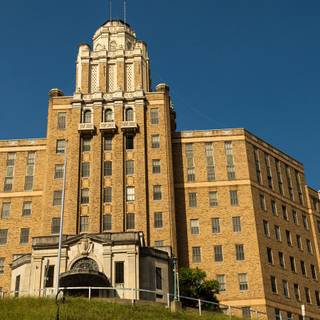Hospital building wallpaper