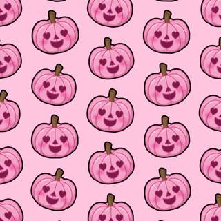 Pink pumpkin wallpaper