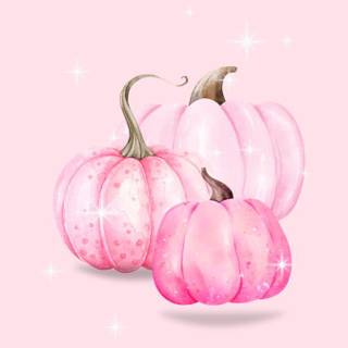 Pink pumpkin wallpaper