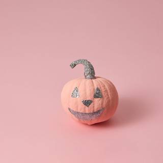 Pink pumpkin wallpaper