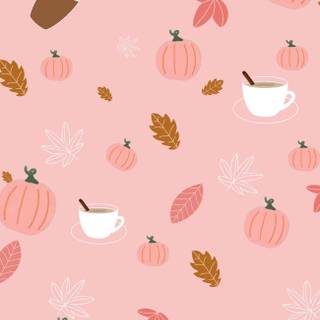 Pink pumpkin wallpaper
