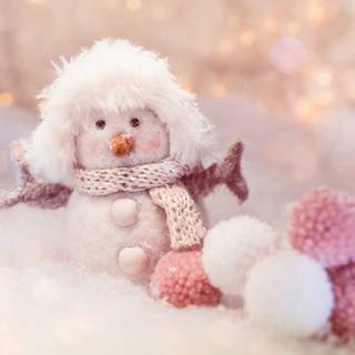 Cute winter iPad wallpaper