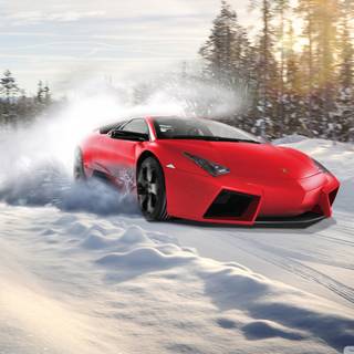 Winter super cars wallpaper