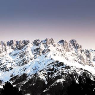 Mountain winter 4k wallpaper