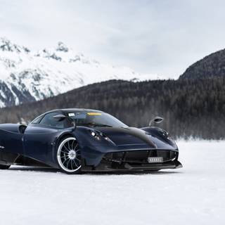 Winter super cars wallpaper