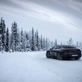 Winter super cars wallpaper