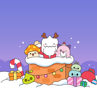 Kawaii winter desktop wallpaper