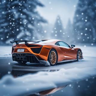 Winter super cars wallpaper