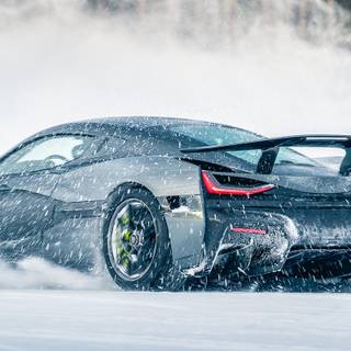 Winter super cars wallpaper