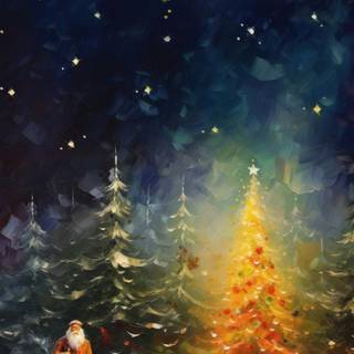 Christmas winter phone wallpaper