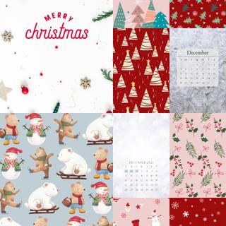 Christmas winter phone wallpaper