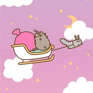 Cute Kawaii winter wallpaper