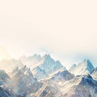 Mountain winter 4k wallpaper