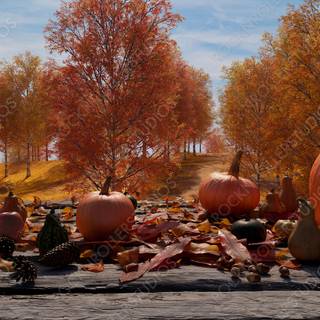Rustic autumn harvest wallpaper