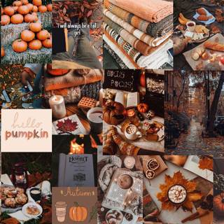 Rustic autumn harvest wallpaper