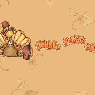 Thanksgiving illustration wallpaper