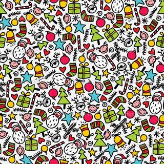 Christmas doodle wallpaper