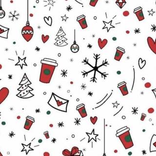 Christmas doodle wallpaper
