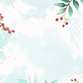 Watercolor Christmas wallpaper