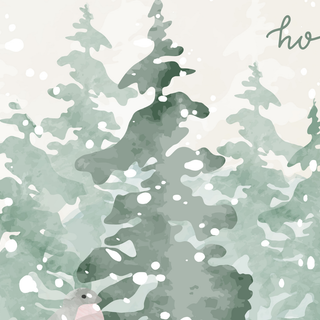 Watercolor Christmas wallpaper