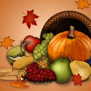 Pretty Thanksgiving desktop wallpaper