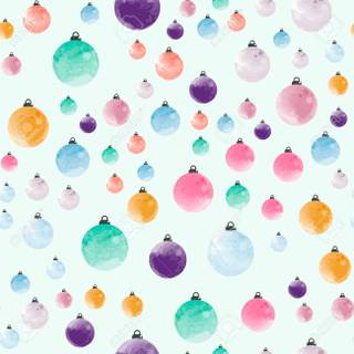 Watercolor Christmas wallpaper