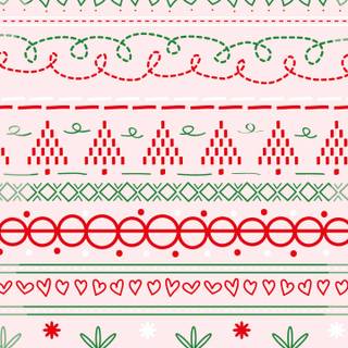 Christmas doodle wallpaper